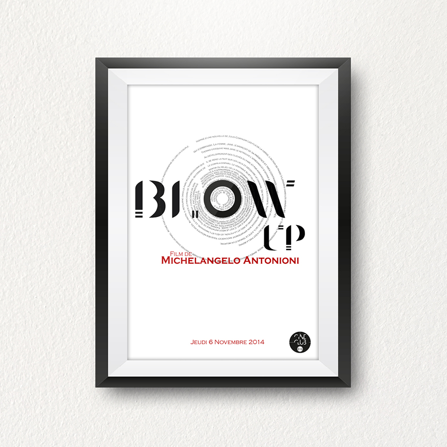 Affiche Typographique Ciné-Club