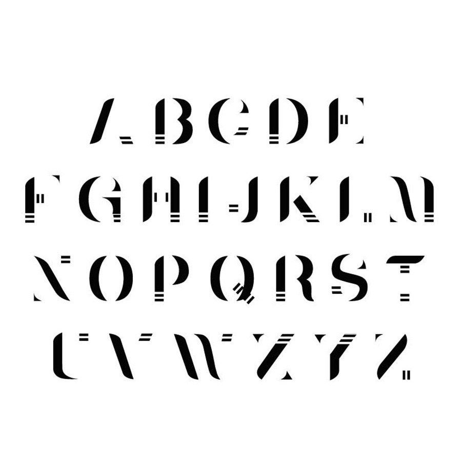 Typographie créée pour l'affiche