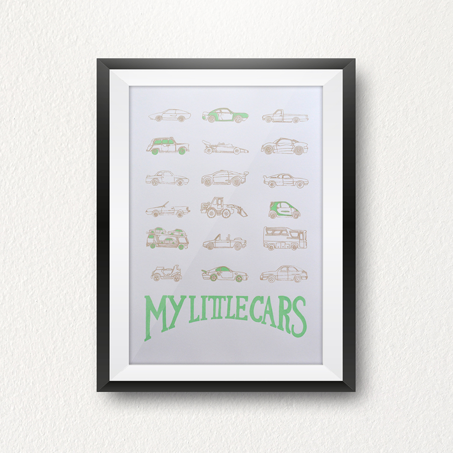 Affiche My Little Cars